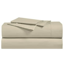 New Soft 100% Cotton Brushed Percale Sheet Sets Long-Stable Cotton 250 Thread Count Sheets With Deep pockets - California King - Tan