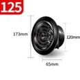 thumbnail image 3 of BUYISI ABS Round Vent Exhaust Ventilation Port Rotating Black 100mm 125mm 150mm 125mm, 3 of 8