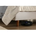 thumbnail image 5 of King Size Tall Headboard Upholstered Bed, Elegant Simplicity Platform Bed Frame with 54" High Headboard, No Box Spring Needed, Easy Assembly, Ivory, 5 of 9