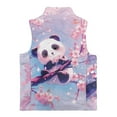 thumbnail image 5 of Pzuqiu Panda Girls Zip Up Sleeveless Vest Size 4 Casual Clothes for Girls Fall Outerwear Versatile Warm Winter Coat with Pocket Vest Zip Up Sleeveless for Kids and Toddlers, 5 of 7