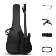 Ktaxon KST 39in Electric Guitar Kit, H-H Pickups for Rock Music, Black