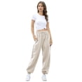 thumbnail image 2 of Pantalones deportivos Gvraslvet para mujer, cintura alta, cintura alta, negros, 2 of 4