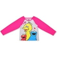 thumbnail image 3 of Sesame Street Jogger Set for Girls, 2 Pack Long Sleeve Tee and Jog Pants Bundle, 3 of 5
