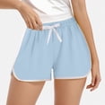 thumbnail image 2 of TOWED22 Girls Boys Athletic Shorts Toddler Soccer Sports Shorts Kids Quick Dry Gym Running Short(Light Blue,7-8 Y), 2 of 5