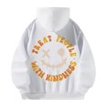 thumbnail image 4 of Sudadera con Capucha para Mujer Sudadera con Capucha con Cordón Letra Impresa Streetwear Sudadera con Capucha Tops para Entrenamiento Atlético Caminar L Yinane sudadera con capucha de las mujeres, 4 of 8