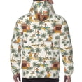 thumbnail image 5 of Hoodies for Men - Hawaiian Style Green Coconut Tree Long Sleeve Comfrt Men'S Fashion Hoodies & Sweatshirts, Sweatshirts for Men Hoodies Pullover Clothing Clothes with Pouch, 5 of 7