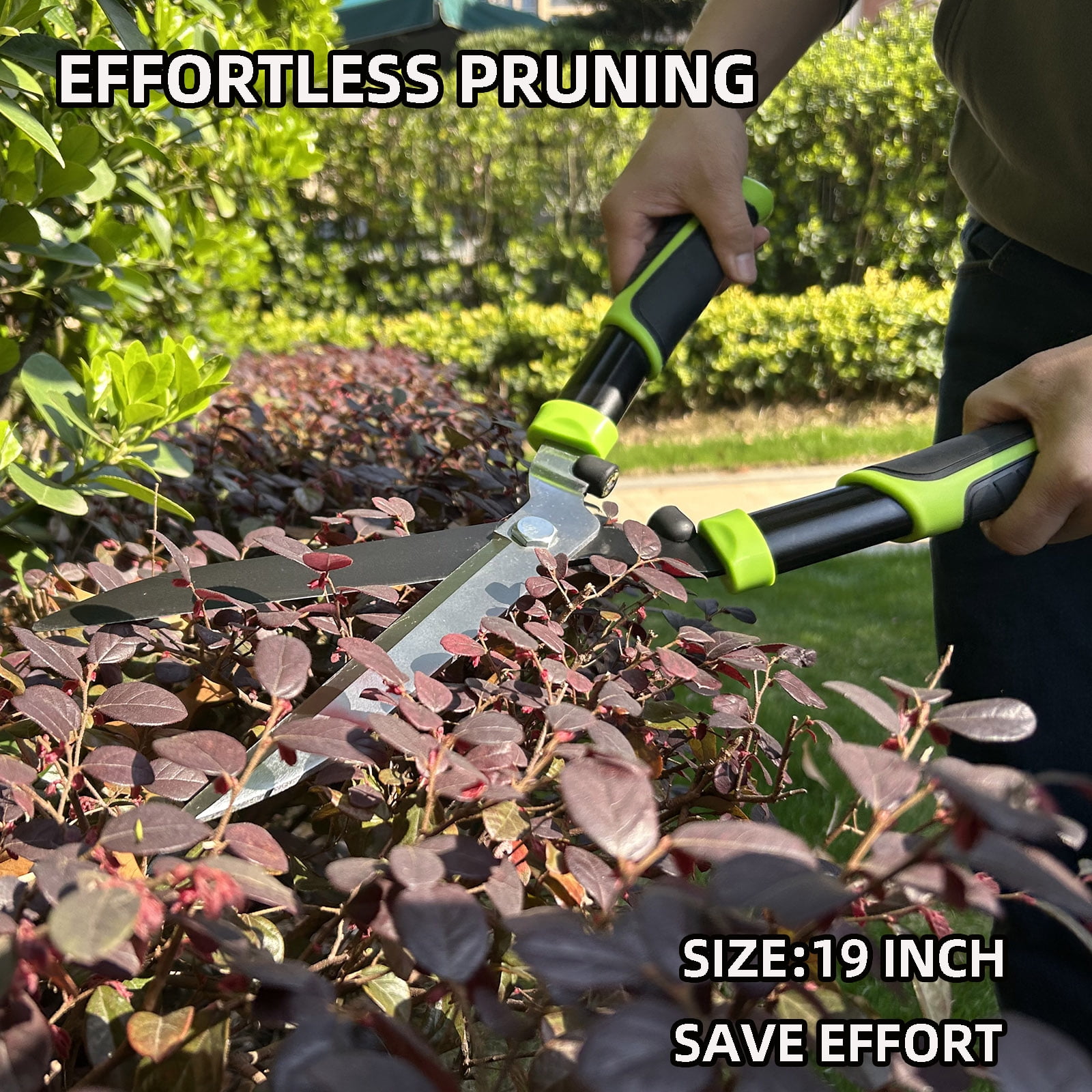 YARTTING Hedge Shears, Hedge Clippers for Trimming Borders, Hedge Trimmer with Sharp Blade, Shears Gardening Tools for Shaping Hedges, Shrubs Bushes