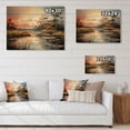 thumbnail image 4 of Designart "Everglades National Park Peach Forest" Landscapes Print on Natural Pine Wood, 4 of 5