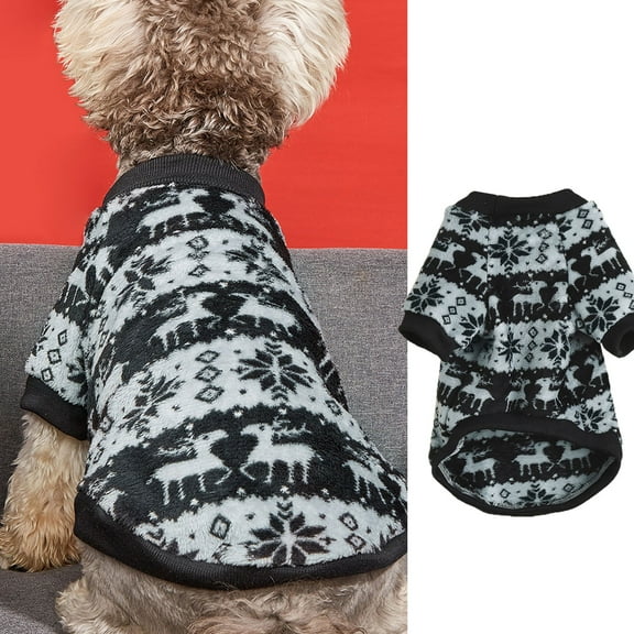Dog Sweater Turtleneck Dogs Knitted Sweatshirt，Cold Weather Puppies Grid Pullover Pajamas， Fall Winter Pet Warm Clothes