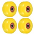thumbnail image 1 of Unique Bargains Roue de Skateboard 52mm avec Roulements ABEC-9 Roues de Rue pour Skateboards Cruiser Roue 95A, Jaune Rouge Lot de 4, 1 of 4