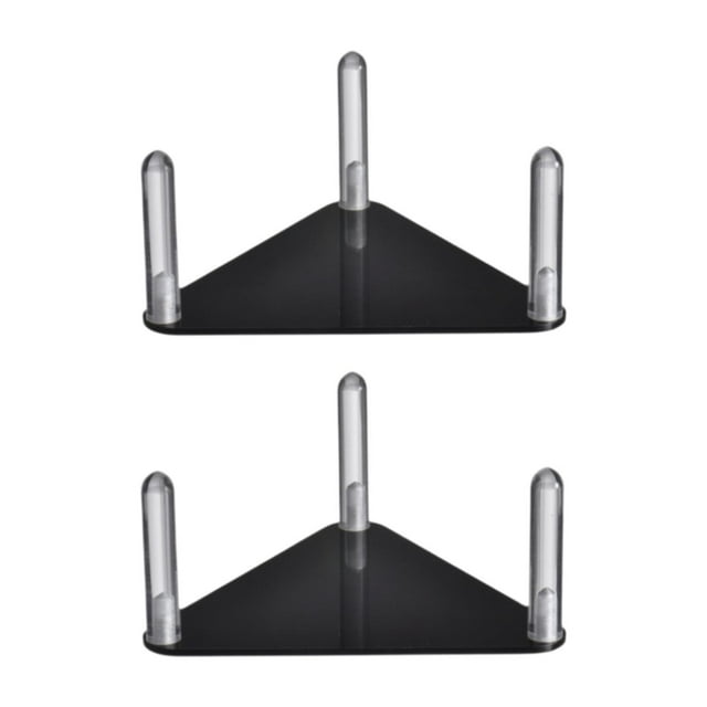 Lipstore Acrylic Ball Stand Basketballs Rack for Football Basketball Soccer Case Showcase 2 PC