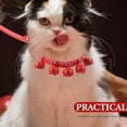 thumbnail image 5 of FUTUREORYY cat neck belt collar for Daily Use in Red with Bells Sound 1 Set, 5 of 5