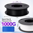 thumbnail image 6 of Epelay 6kg PLA+ 3D Printer Filament Bundle, Black, White, Gray, Orange, Yellow & Green, 6 x 1kg Spools, 1.75mm, Compatible with Most FDM 3D Printers, 6 of 8