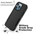 thumbnail image 4 of For Apple iphone 14 Pro Phone Case, Ebizware Heavy Duty Shockproof Case [Military Grade Drop Tested] Dual Layer Full Body Protective Cover for iphone 14 Pro -Black, 4 of 8