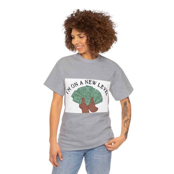 I'M ON a NEW LEVEL - Unisex Heavy Cotton Tee