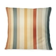 thumbnail image 3 of Designart "Serenity in Beige and Brown Striped Pattern" Striped Printed Throw Pillow, 3 of 5