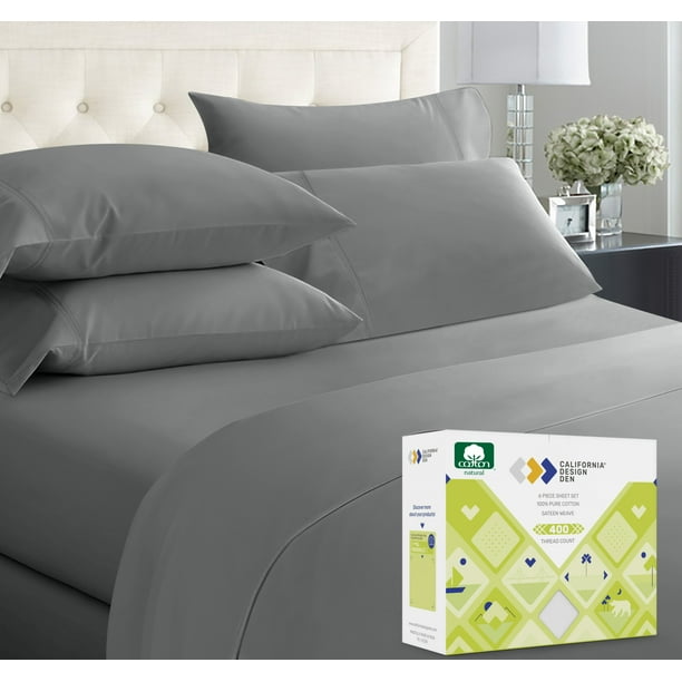 400 Thread Count 100 Cotton Sheets, 100 Cotton Bed Sheets California King