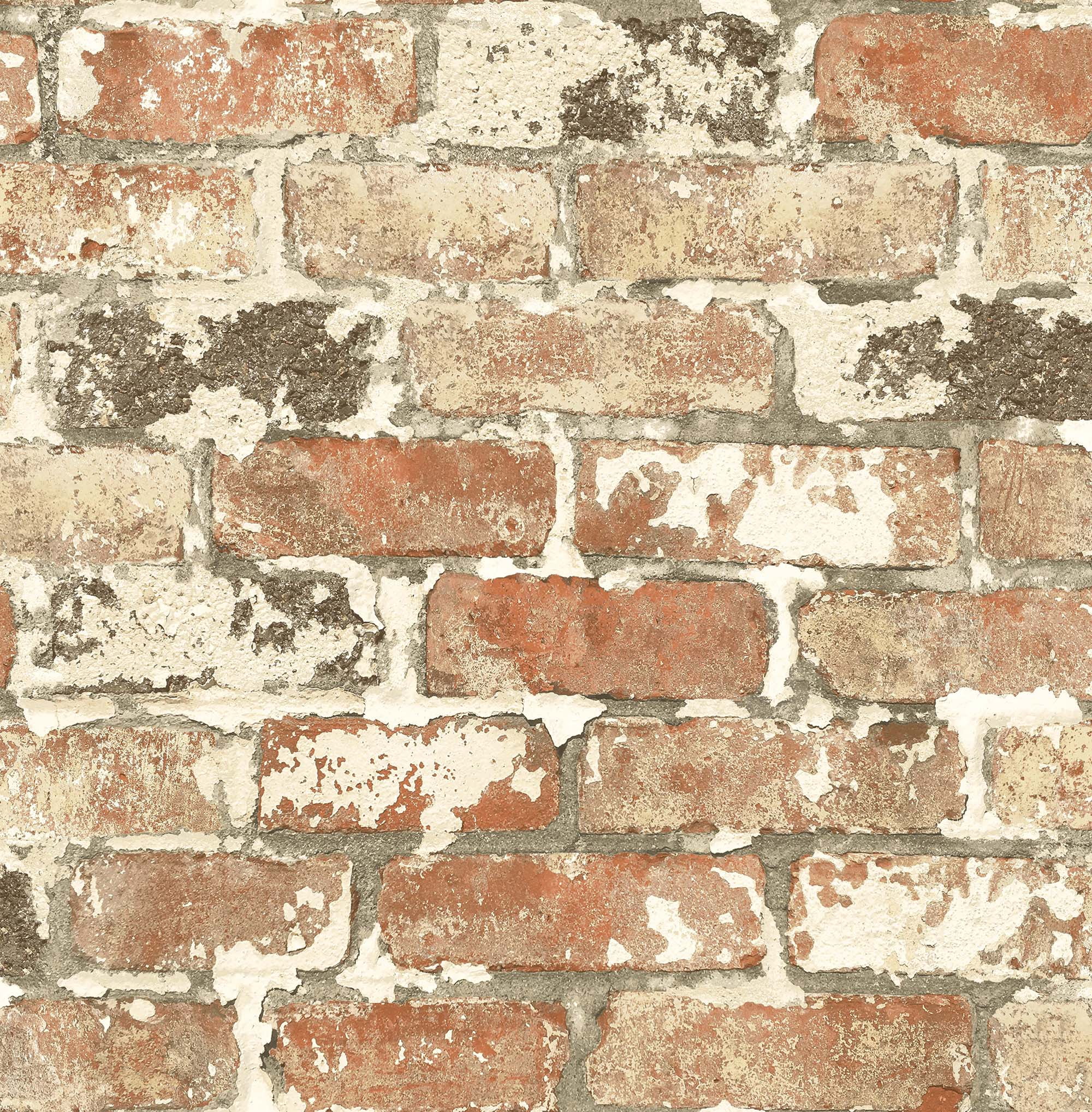 NextWall Weathered Red Brick Peel and Stick Wallpaper - Walmart.com