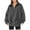 Dark Gray, variant on CLOISE Sweatshirt Womens Solid Oversized Sweatshirts Lapel V-Neck Long Sleeve Hoodies Shirts Beige Drop Shoulder 1/4 Zip Pullover Tees Fall Tunic Y2k Outfits XL