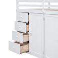 thumbnail image 3 of Loft Bed With Built-in Wardrobe Storage - Sleek Bedroom Furniture Stylish Units Space Enhancing, 3 of 7