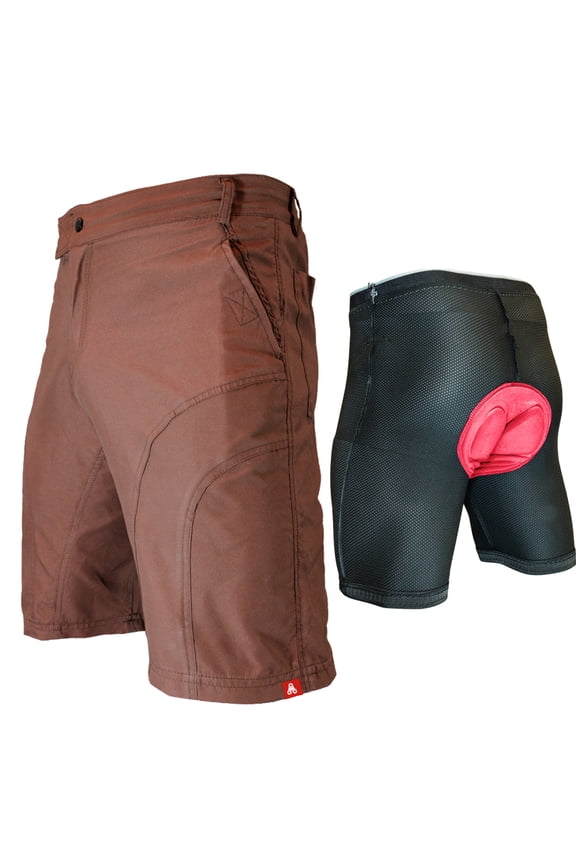 THE PUB CRAWLER - Men's Loose-Fit Bike Shorts for Commuter Cycling or Mountain Biking, with Secure Pockets and padded undershorts