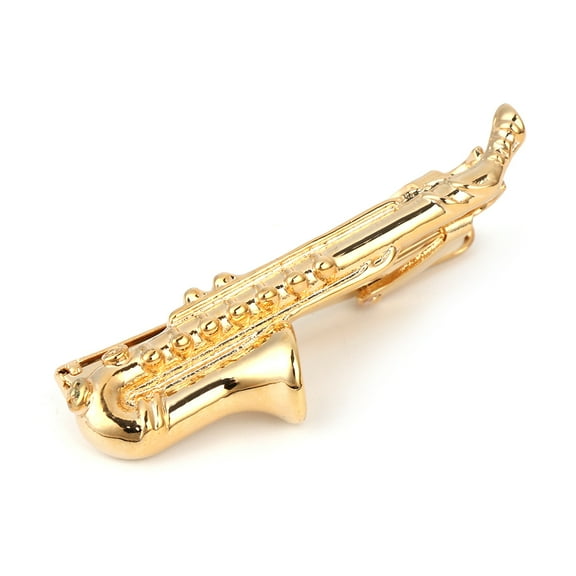 TwhqxjCN Saxophone Men Tie Clip Necktie Pin Clasp Clamp Wedding Charm for Creative Gi Metal