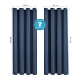 thumbnail image 2 of Paneles De Cortina Home Creations 135 x 213 cm  Blackout  Azules, 2 of 4