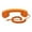 Orange, variant on funtasica Retro Telephone Handset 3.5mm Classic for Mobile Phones White