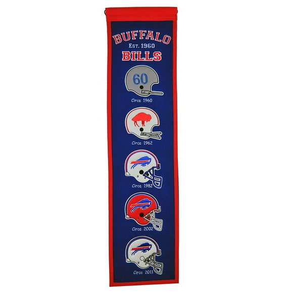 Buffalo Bills NFL Logo Heavy Wool Banner