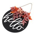 thumbnail image 2 of Welcome Sign Wreath Listing,Thanksgiving Wreath Wooden Sign Welcome Sign Door Decor Wooden Sign Door Hanging Masterfully Created, 2 of 14