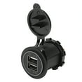 thumbnail image 3 of Dual Usb Car Charger Car Charger Waterproof Car Charger Car Mobile Phone Charger Motorcycle Charger Waterproof Car Motorcycle Boat 4.2A Double Aperture USB Mobile Phone Charger, 3 of 8