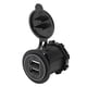 thumbnail image 3 of BOROCO Adaptador de Cargador de Coche USB Dual Compacto con luz, Cargador de Coche USB Dual Cargador de Coche Cargador de Coche a Prueba de Agua Cargador de teléfono móvil(Verde), 3 of 14