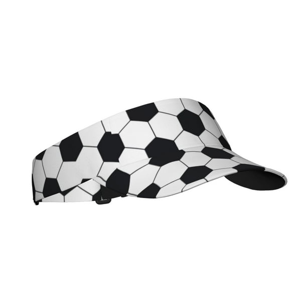 Fotbe Soccer Ball Visera Deportiva con Diseño, Gorra Abierta Ajustable de Algodón para Mujer y Hombre