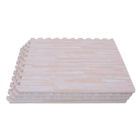 Piso Para Gimnasio Altera Tipo Madera Tatami 60x60 4pz Color Crema
