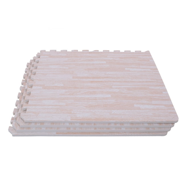 Piso Para Gimnasio Altera Tipo Madera Tatami 60x60 4pz Color Crema