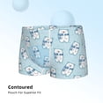 thumbnail image 5 of Boys Underwear Stretch Moisture - blue Scarf Bear Wicking Fabric Cotton Boxer Briefs, Soft Briefs Breathable Truck Panties for Teenager, 5 of 7