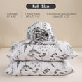 thumbnail image 2 of Floral Printed Sheet Set King Soft Microfiber Botanical Bed Sheets Extra Deep Pocket Pieces, 2 of 8