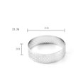 thumbnail image 2 of Molde de anillo de pastel perforado 304, molde de acero inoxidable, modelo redondo de fijación, galleta Feliz Sencillez, 2 of 5