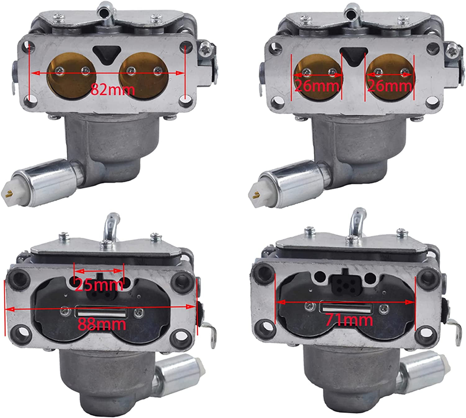 EPOTOOR 792295 Carburetor Engine Lawn Mower Parts Accessories Replacement for 20Hp 21Hp 23Hp 24Hp 25Hp V-Twin Engines Replacement for John Deere L111 LA120