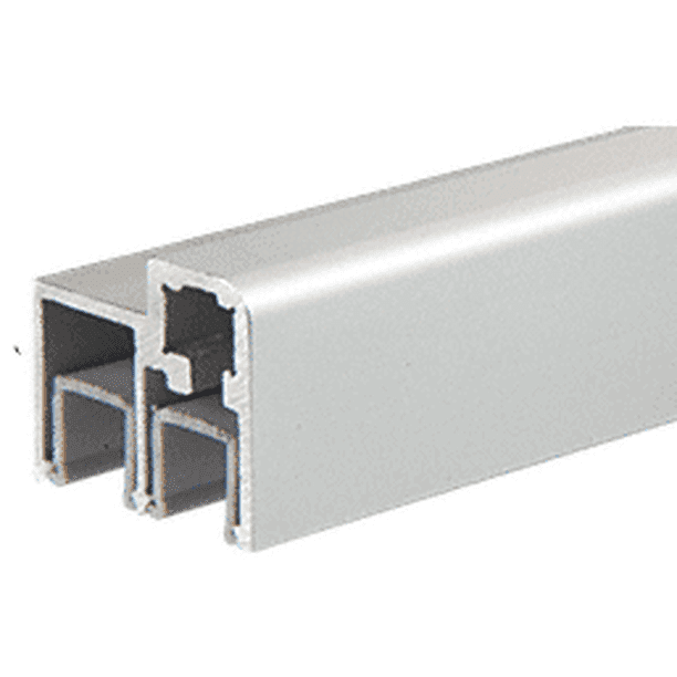 CRL D3003A Satin Anodized Aluminum Top Rail Extrusion for Sliding Door