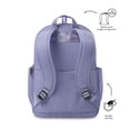 thumbnail image 4 of TOTTO Mochila Mediana para Mujer Porta Laptop 14 Repelente a Líquidos | Escuela - Oficina - Viaje |  purpura M, 4 of 7