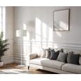 thumbnail image 6 of Adesso Oslo 60" Scandinavian Floor Lamp with Japanese Paper Drum Shade, 6 of 6