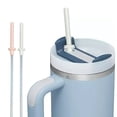 thumbnail image 3 of Zioy 1 Set Silicone Straw Universal Heat Resistant Long Straws Durable Reusable Straw Nozzle for 30oz And 40oz Cups, 3 of 6