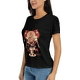 thumbnail image 2 of Shadow Milk Cookie Ladies Summer Print Fashion T-Shirt, 2 of 6