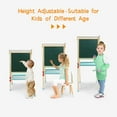 thumbnail image 2 of Ealing Art Easel for Kids Aged 3-8,Double-Sided Height Adjustable Magnetic Whiteboard & Chalkboard,All-in-One Toddler Easel with Paper Roll& Numbers and Other Accessories (Bear), 2 of 6