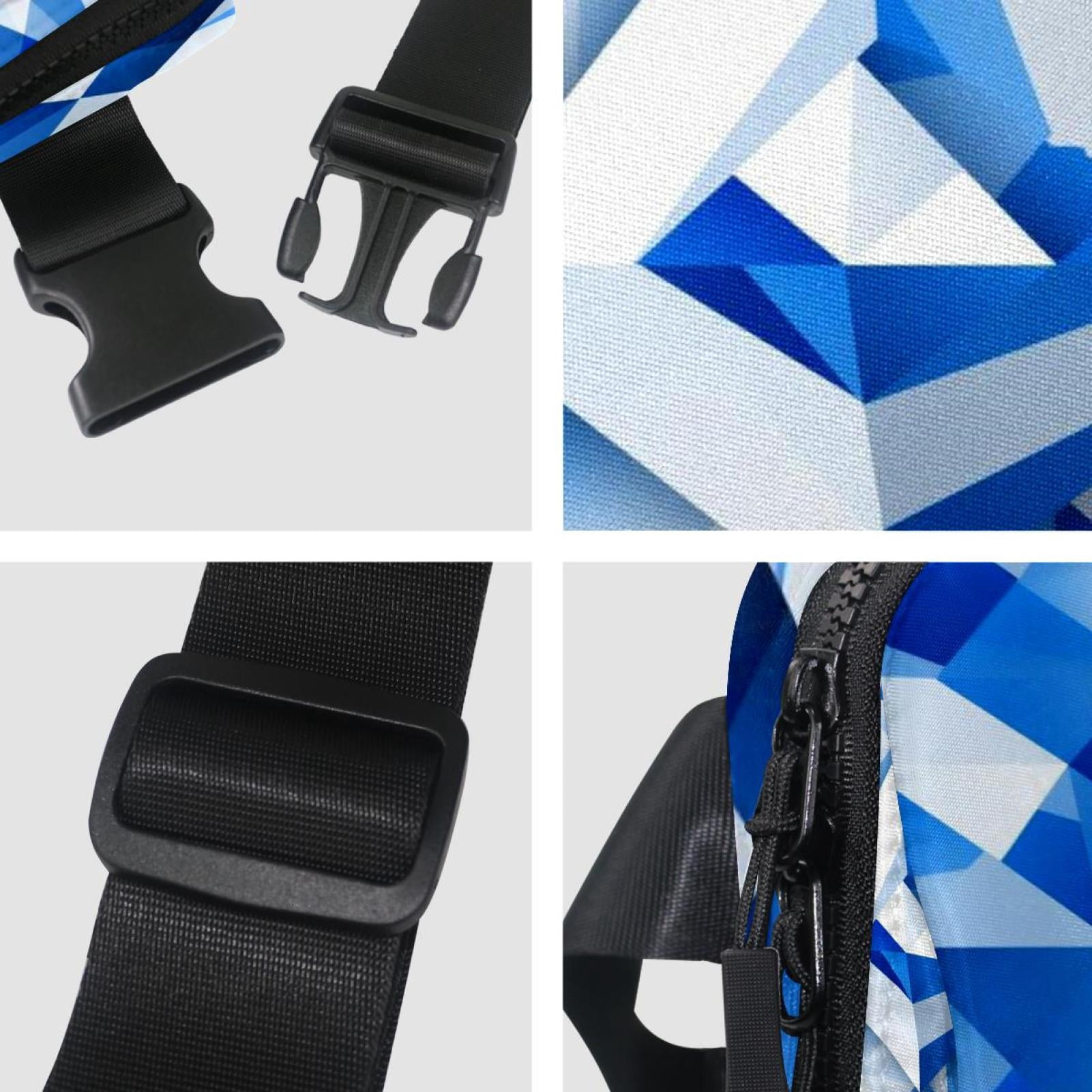 Flag of Israel Lightweight and Adjustable Running Belt Waist Pack Waist Bags for Unisex with Extension Strap