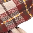 thumbnail image 3 of Splozh Neck Warmer Women Winter Tartan Scarf Ladies Warm Blanket Pashmina Shawl Red,One Size, 3 of 5