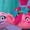 PURPLE, variant on Trolls Movie - Halloween - Poppy, Satin, & Chenille - Frighteningly FabBooLous - Toddler and Youth Girls A-line Dress