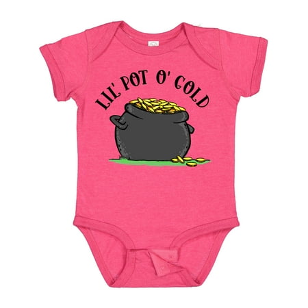 

Inktastic St. Patrick s Day Lil Pot of Gold Gift Baby Boy or Baby Girl Bodysuit