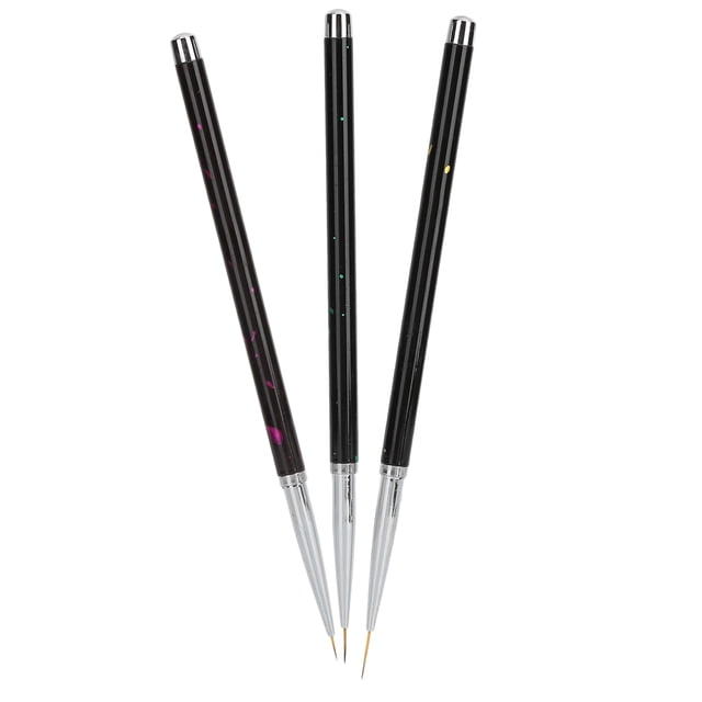 Nail Art Liner, Cepillo De Diseño De Uñas De Elasticidad Moderada Para Extensiones De Uñas De Gel UV Para Esmalte De Uñas Pintura De Uñas Para Uso Familiar Salones De Uñas